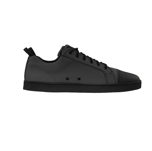 New in box Woobies Mod 1 Shoes Mens Canvas Cemento Gray Lo Top Lace Up‎ - Picture 7 of 14